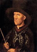 Jan Van Eyck Portrait of Baudouin de Lannoy oil painting